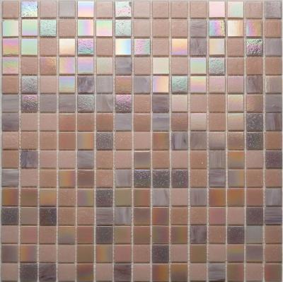 Мозаика Orro mosaic MORNING GLOW 32.7x32.7 бежевая перламутровая глянцевая, чип 20x20 квадратный
