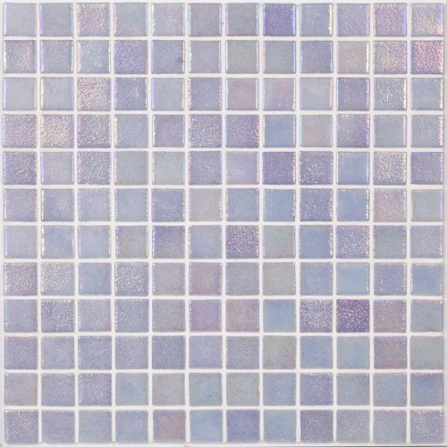 Мозаика Vidrepur С0002524 Shell № 560 (на ПУ сцепке) 31.7x31.7 фиолетовая глянцевая  перламутр, чип 25x25 квадратный