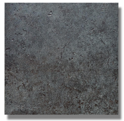 Плитка базовая Exagres Metalica Basalt 33x33 коричневая матовая под металл