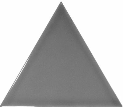 Настенная плитка Equipe 23817 Scale Triangolo Dark Grey 10,8x12,4 серая глянцевая моноколор