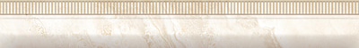 Бордюр карандаш Eurotile Ceramica 73 Crystile 29.5x4 бежевый / коричневый глянцевый под мрамор