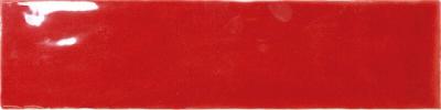 Настенная плитка Equipe 21329 Masia 30x7.5 красная глянцевая моноколор