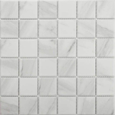 Мозаика Imagine!lab KKV48-CAR 30.6x30.6 белая матовая под камень