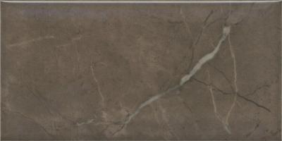 Настенная плитка Kerama Marazzi 19053 Эль-Реаль 20x9.9 коричневая глянцевая под мрамор