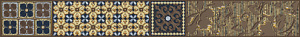 Бордюр Azori 582541004 Камлот Мокка Эйша 40.5x5 коричневый глазурованный матовый 