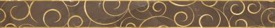 Бордюр настенный Миланезе Дизайн 1506-0158 6х60 флорал марроне