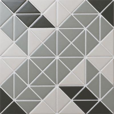 Мозаика Star Mosaic CARPET OLIVE 25.9x25.9 оливковая матовая, чип 60x40 треугольный