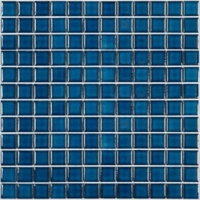 Мозаика NSmosaic PORCELAIN PW2323-10 300х300 синяя глянцевая