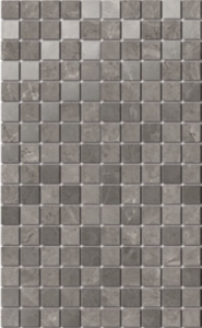 Декор Kerama Marazzi MM6361 Гран Пале 40x25 серый глянцевый мозаика / под мрамор