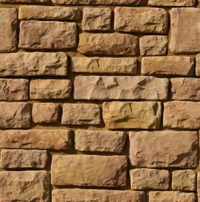 Камень искусственный White Hills 500-60 Данвеган 10x6 / 58x15 / вариативный размер коричневый рельефный / матовый