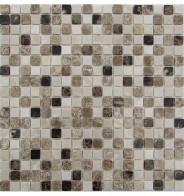 Мозаика FK Marble 35355 Mix Mosaic Mix Emperador 15-4P 30.5x30.5 микс полированная