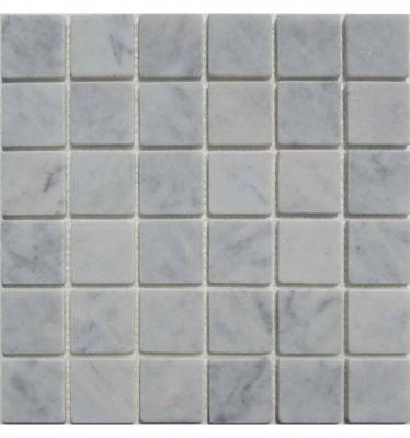 Мозаика FK Marble 35402 Classic Mosaic Bianco Carrara 48-6T 30.5x30.5 серая матовая