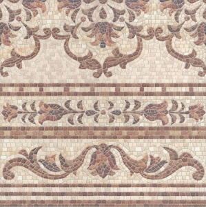 Декор Kerama Marazzi HGD\A236\SG1544L Пантеон 40.2x40.2 бежевый матовый мозаика / с орнаментом / узоры