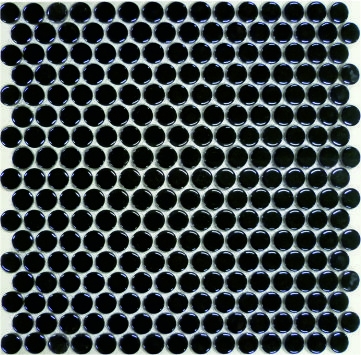Мозаика NSmosaic PORCELAIN PS1900-09 315х294 черная матовая