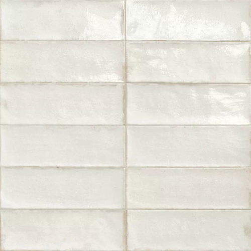Настенная плитка Mainzu PT03426 Alboran White 10x30 белая глянцевая под камень