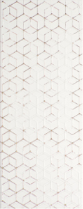 Декоративная плитка Ceramika Konskie 49848 Narni Geo 20х50 белая матовая с орнаментом