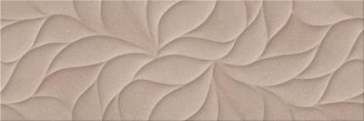 Настенная плитка Eletto Ceramica 506181102 Odense Beige Fiordo 24.2x70 бежевая матовая с орнаментом