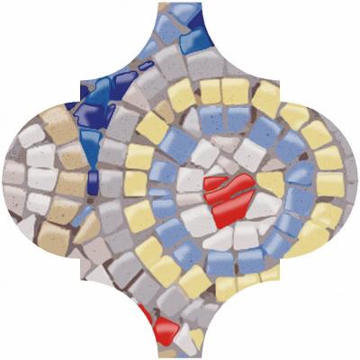Декор Kerama Marazzi OP\A170\65000 Арабески Майолика 6.5x6.5 бежевый глянцевый мозаика