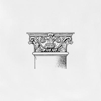 Декор Kerama Marazzi STG\A501\17006 Авеллино 15x15 белый / черно-белый глянцевый античность / моноколор