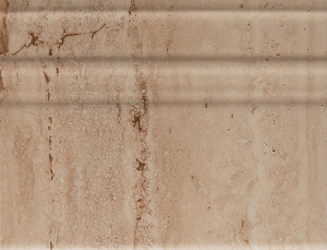 Firenze 230x300 Wall Skirting Beige Glossy 