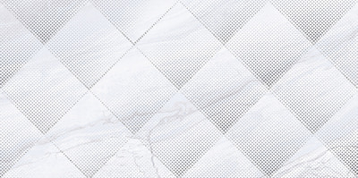 Декоративная плитка ALMA Ceramica DWU09ARC007 Arcadia 50x24.9 белая глянцевая с орнаментом