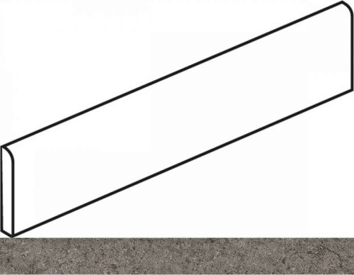 Плинтус Italon 610130005357 Discover Fume  / Дискавер Фумэ 7.2x60 серый  матовый под бетон