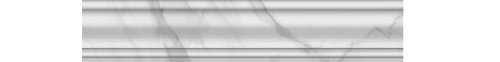 Плинтус Kerama Marazzi SG6226\BTL Монте Тиберио 39.6х8 белый лаппатированный под мрамор