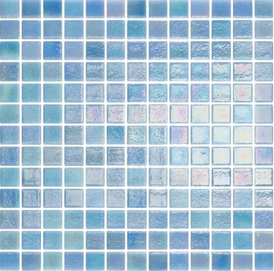 Мозаика Togama G322 Pool & Wellness SPA 34x34 голубая глянцевая / рельефная под камень