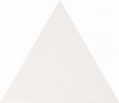 Настенная плитка Equipe 23813 Scale Triangolo White 10,8x12,4 белая глянцевая моноколор