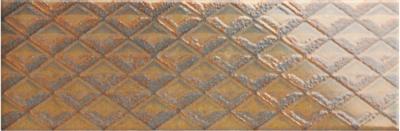 Настенная плитка Mainzu PT03244 Bellagio Reflex 10x30 коричневая глянцевая с орнаментом