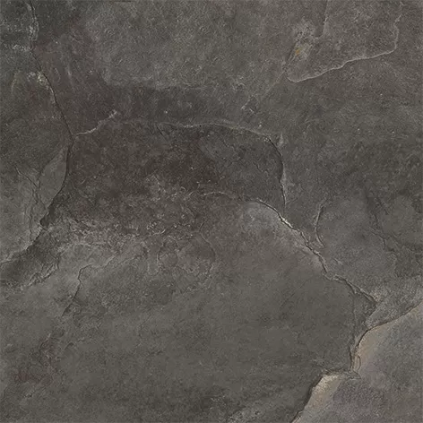 Керамогранит Керамин CDB00018789 Денвер 2 40x40 чёрный глазурованный матовый под камень