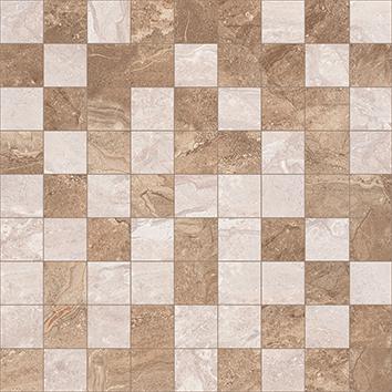 Мозаика Laparet х9999118815 Polaris бежевый 30x30 коричневая / бежевая глазурованная матовая / неполированная под мозаику / под мрамор