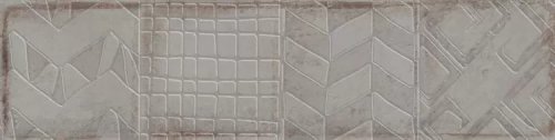Настенная плитка Cifre Alchimia Decor Pearl 7.5x30 серая глянцевая