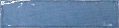 Настенная плитка Equipe 21321 Masia 30x7.5 голубая глянцевая моноколор