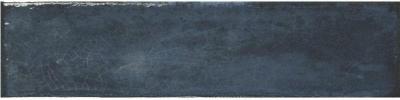 Настенная плитка Baldocer Maia navi 7,5x30 синяя глянцевая под камень