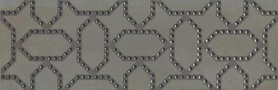 Декор Kerama Marazzi DC\B08\13060R Раваль 89.5x30 серый матовый металл