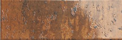 Настенная плитка Mainzu PT03239 Bellagio Fuocco 10x30 коричневая глянцевая под камень