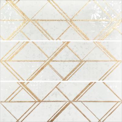 Панно Altacera SW11SKE09 Oxford 60x60 белое / золотое матовое узоры