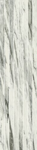 Декор Italon 610110000612 Скайфолл Бьянко Татами / Skyfall Bianco Tatami 20x80 серый натуральный под камень / полосы