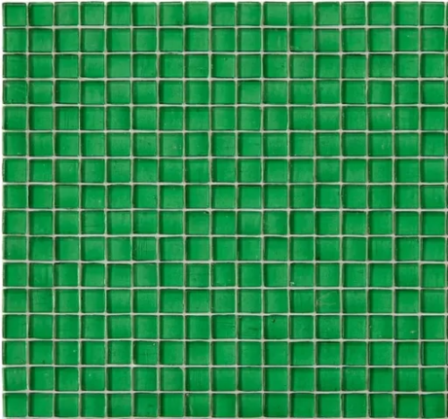 Мозаика Rose Mosaic SJ26 Casablanca / Galaxy 31.8x31.8 зеленая глянцевая, чип 10x10 квадратный