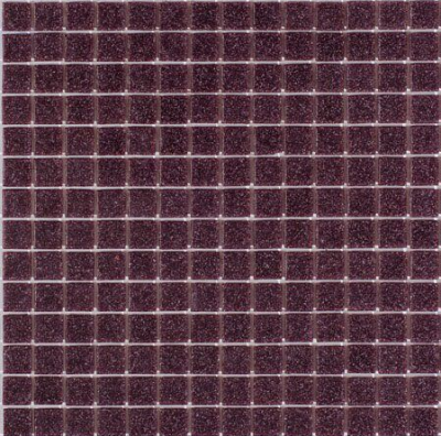 Мозаика ROSE MOSAIC A44 Matrix color 1 (размер чипа 10x10 мм) 31.8x31.8 фиолетовая глянцевая моноколор