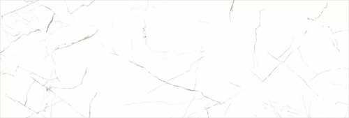 Настенная плитка Delacora WT15FRR00. Frost White 25.3x75 белая глянцевая под камень