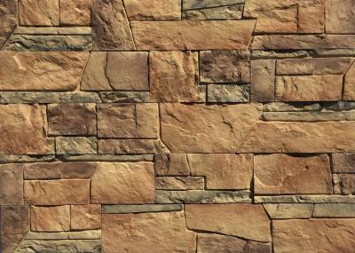 Декоративный камень Zikkurat Безенгийская Стена 1-08-52 вариативный размер, коричневый рельефный под камень