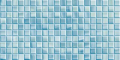 Настенная плитка Axima 32522 Калипсо 250x500 бирюзовый глянцевый мозаика