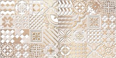 Декоративная плитка Laparet 04-01-1-08-03-11-454-0 х9999123244 Bastion бежевый 40x20 бежевая глазурованная матовая / неполированная под мозаику / с узорами