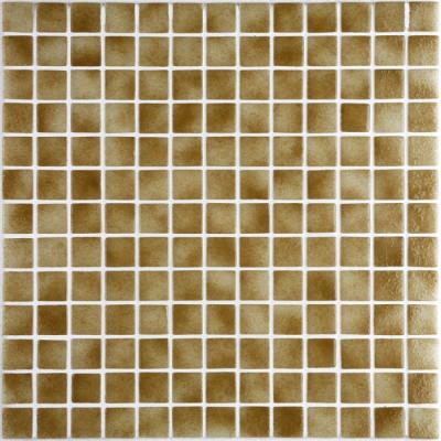 Мозаика Ezarri Niebla 2513-А 31.3х49.5 горчичная глянцевая