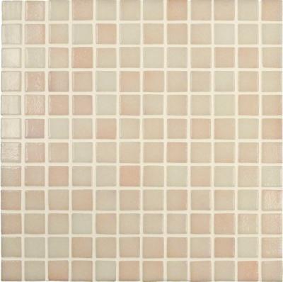 Мозаика Vidrepur Colors 502 (на бумаге) 31.7х31.7 розовая глянцевая оттенки цвета, чип 25x25 квадратный