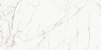 Керамогранит Casalgrande Padana Marmoker Titan White Luc 60x120 белый / серый полированный под оникс / мрамор
