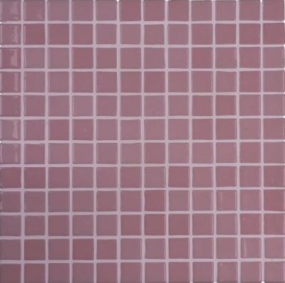 Мозаика Vidrepur С0001387 Colors 105 розовая (на бумаге) 31.7х31.7 фиолетовая глянцевая / стекло под мозаику