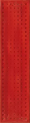 Керамогранит Imola Ceramica Slsh173r Slash 7.5x30 красный глянцевый с орнаментом